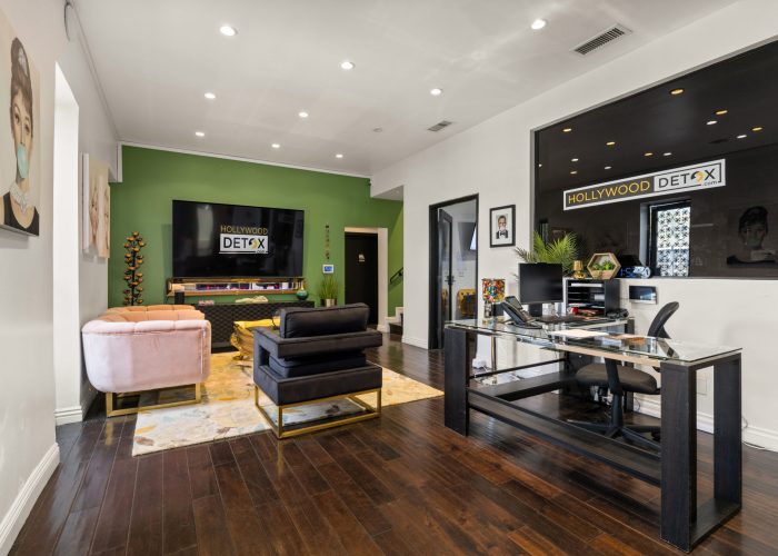 Modern office space with desk 2